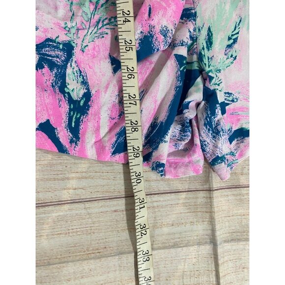 Lilly Pulitzer Women's Karlie Wrap Romper In Tidal Wave - Small - Picture 6 of 13